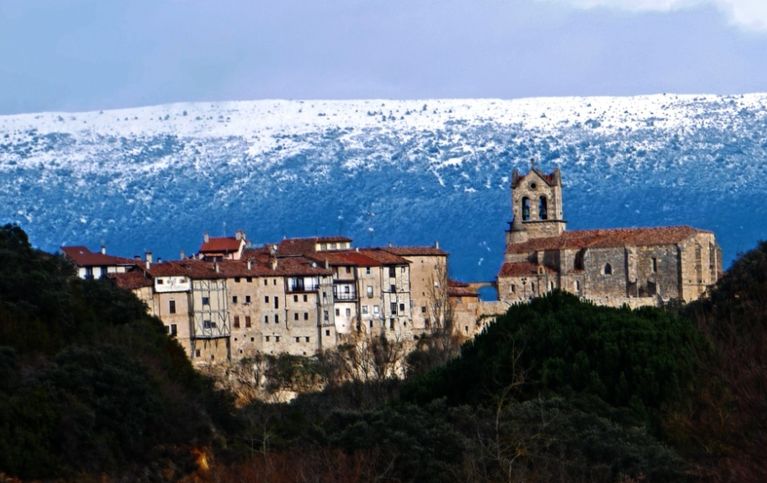 Vista de Frías desde Tobera (Burgos)